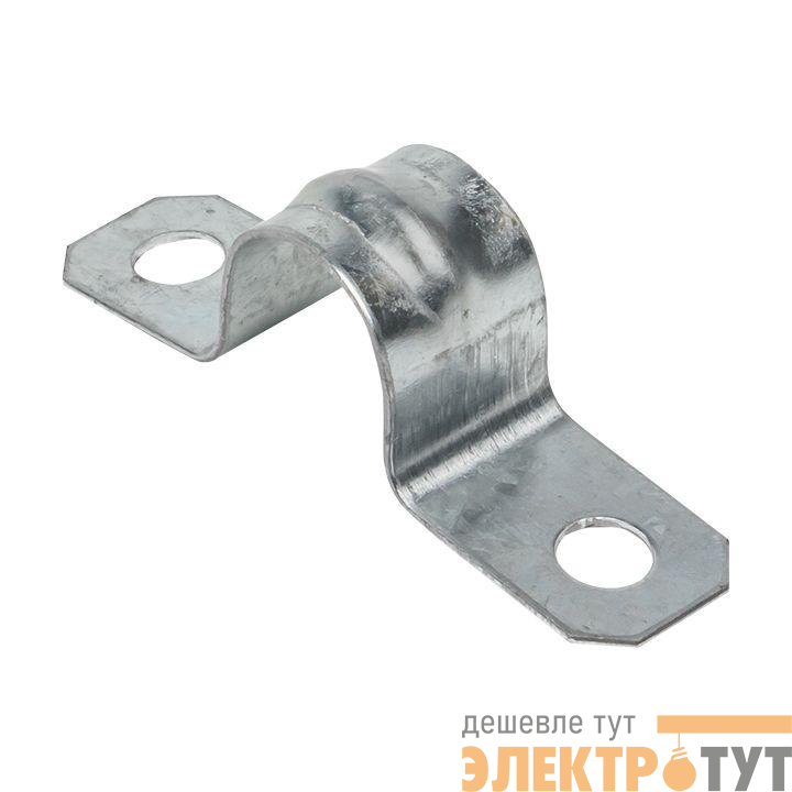 Скоба крепежная двухлапковая d14-15мм метал. EKF sm-2-14-15