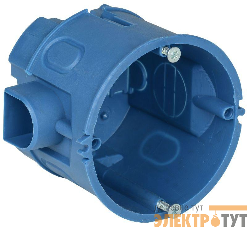 Коробка установочная С3 d68x60 для твердых стен (с саморезами и стык. узлами) GENERICA UKT10-068-060-000-A-S-UO
