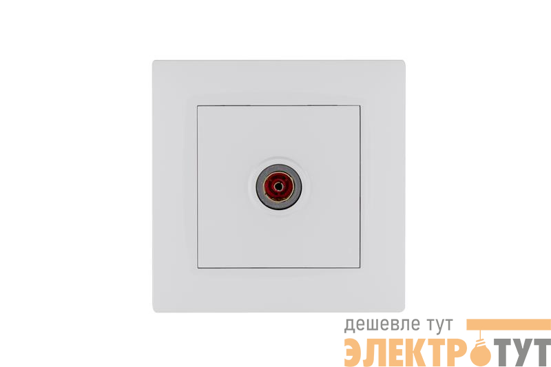 Розетка TV проходная Karea RIZZ бел. Makel 88001007