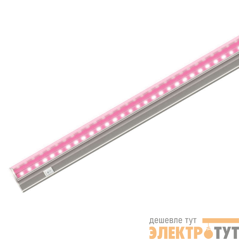Светильник светодиодный ULI-P20-10W/SPSB IP40 WHITE 10Вт IP40 накладной линейный для растений спектр для рассады и цветения Uniel UL-00002991