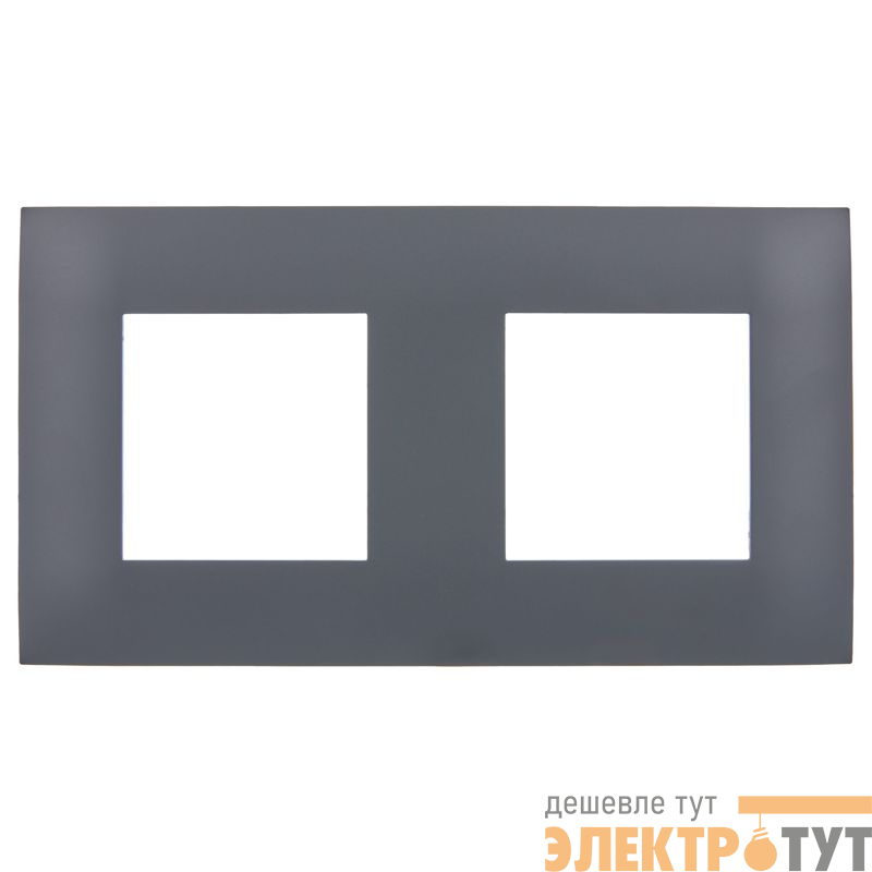 Рамка 2-м SKANDY SK-F02T титан IEK SK-M22-K48