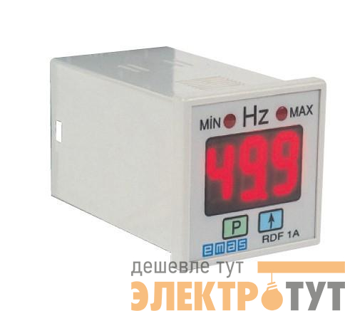 Частотомер цифровой программируемый 30-70В 230В (1 перекл. контакт) EMAS RDH1A