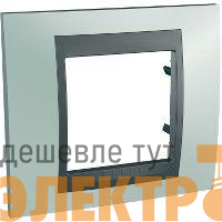 Рамка 1-м Unica Top флюорит/графит SchE MGU66.002.294