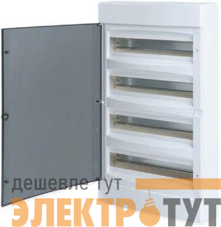 Щит распределительный навесной Unix 4х18мод. IP41 бел. дверь PROxima EKF ux-4x18-nw