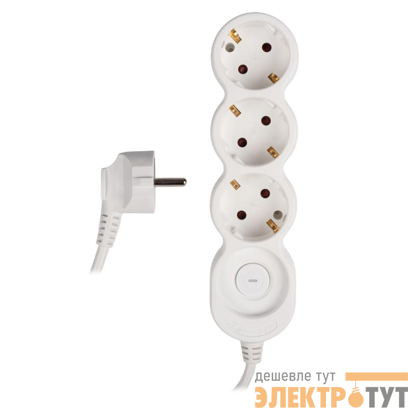 Удлинитель EX-03GS-500 (3х5) заземл. выкл. JazzWay 5065185