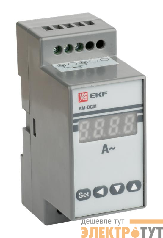 Амперметр цифровой AD-G31 на DIN однофазный EKF ad-g31