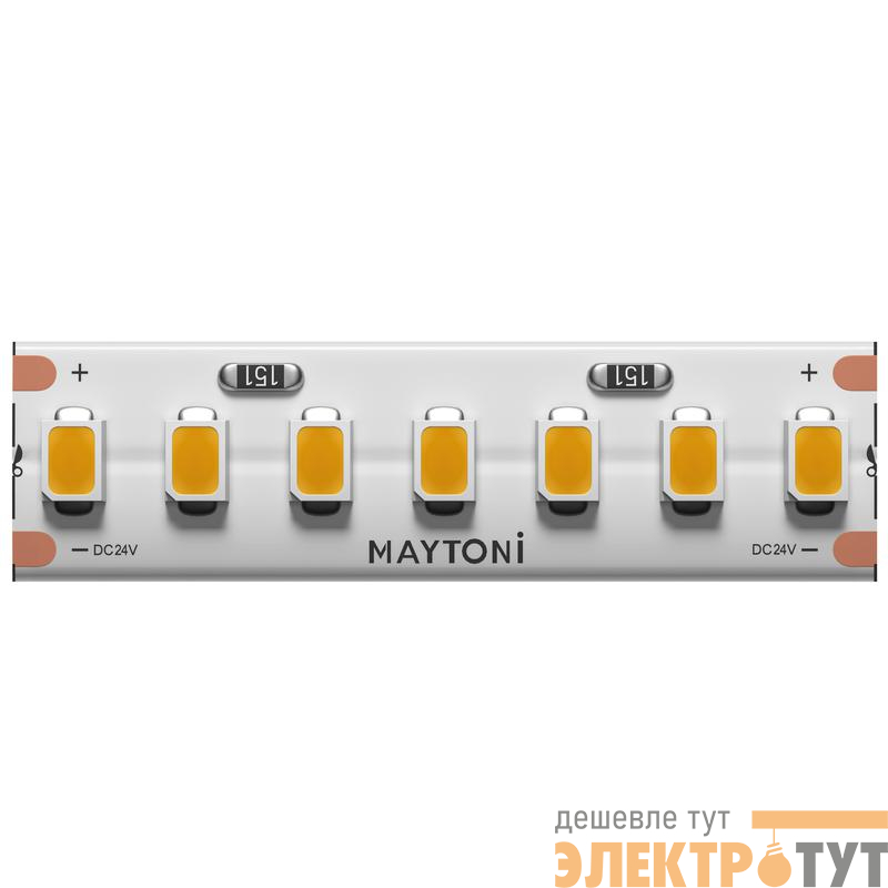 Лента светодиодная 24В 2835 11Вт/м 4000К IP20 (уп.5м) Maytoni 201050