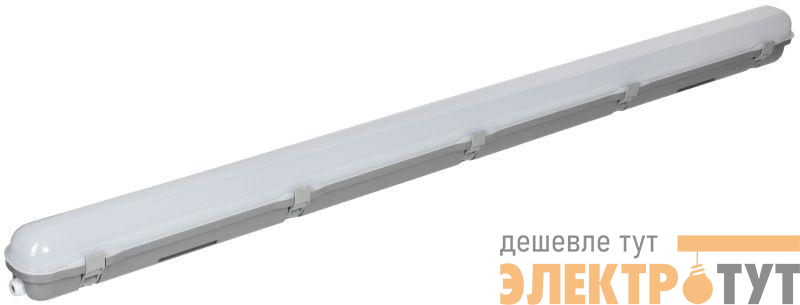 Светильник светодиодный ДСП 1323 60Вт 5000К IP65 1200мм пластик сер. IEK LT-DSP0-1323-060-50-K01