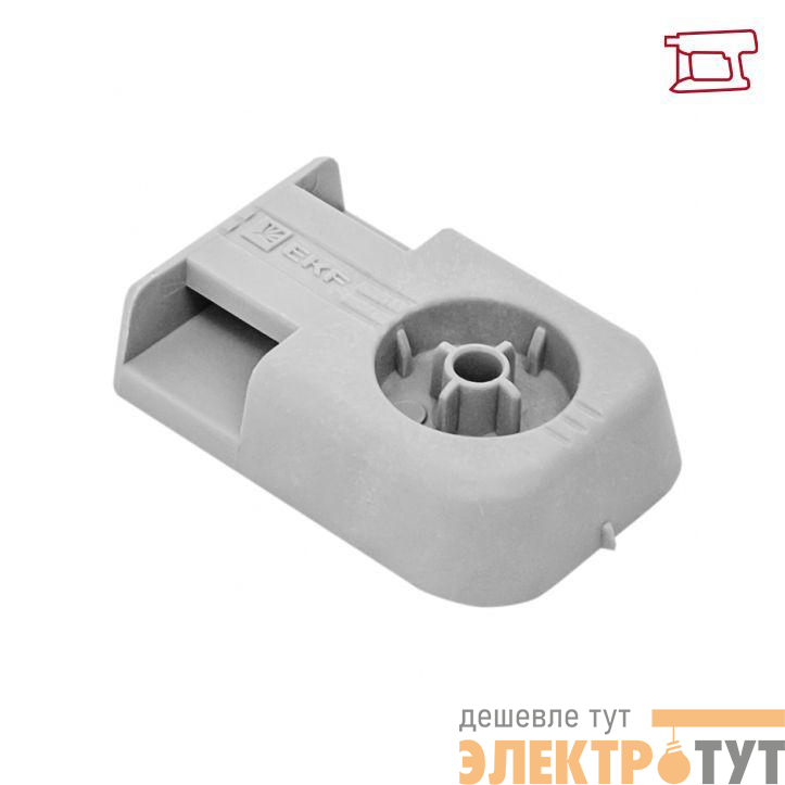 Площадка под стяжку для прямого монтажа сер. (уп.100шт) PROxima EKF pdm-g
