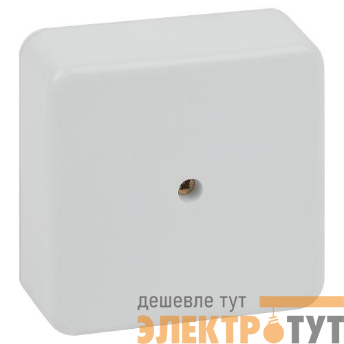 Коробка распаячная 75х75х28мм без клеммы IP40 бел. BS-W-75-75-28 Эра Б0058704
