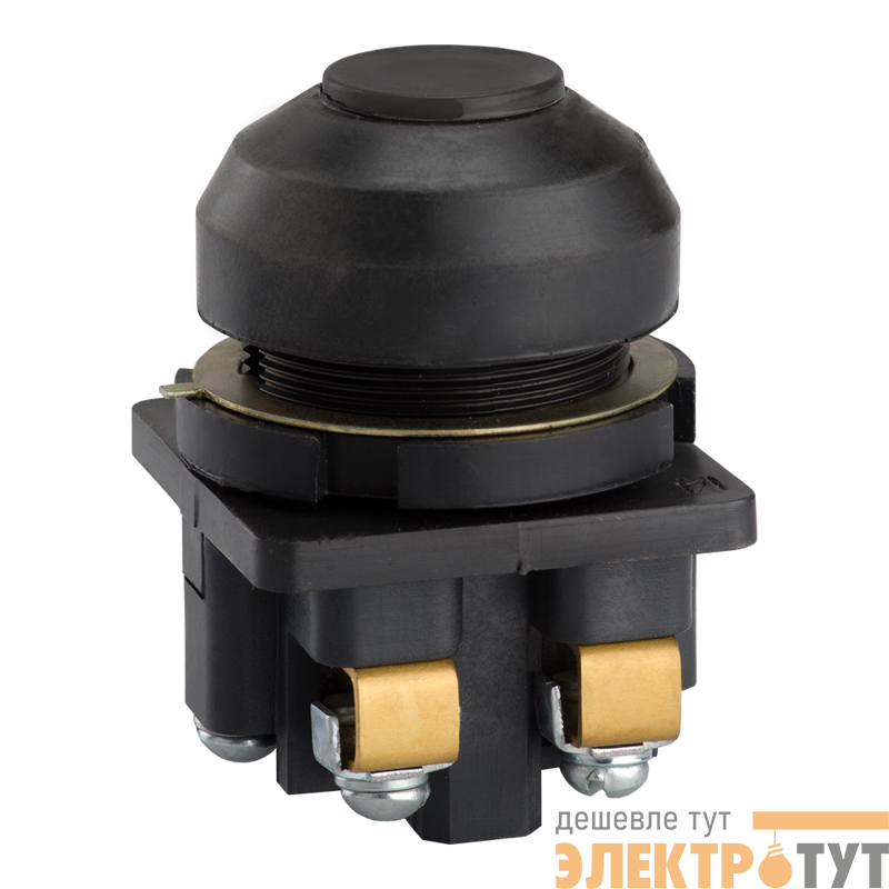 Выключатель кнопочный КЕ 081 У2 исп.2 черн. КЭАЗ 222863