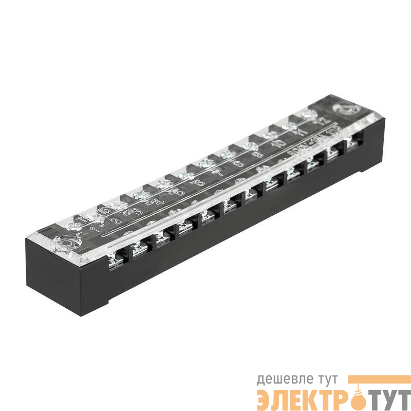 Блок зажимов клеммный БЗН ТВ-1512 1.5кв.мм 15А 12 пар Rexant 11-2156