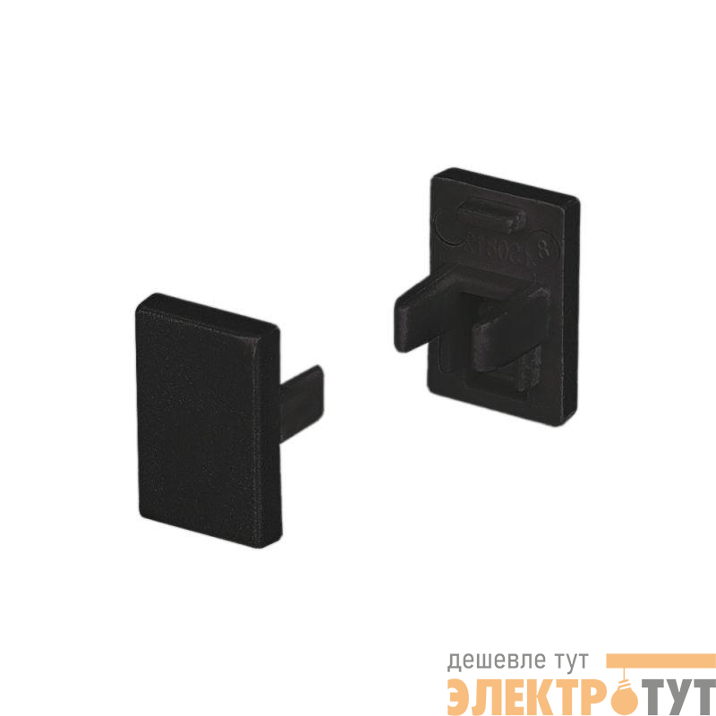 Заглушка SL-MINI-8-H12 BLACK глухая пластик Arlight 037505