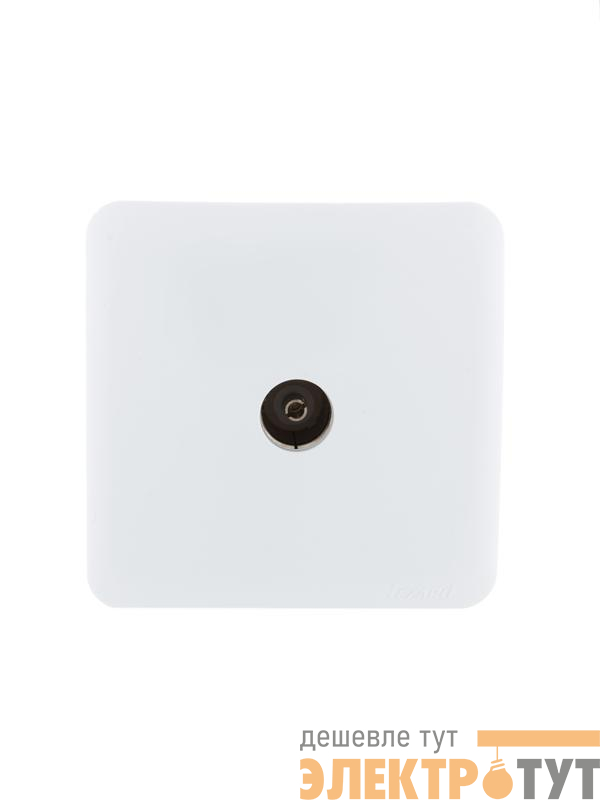 Розетка телевизионная оконечная TV 1-м ОП Viola бел. LEZARD 751-0200-130