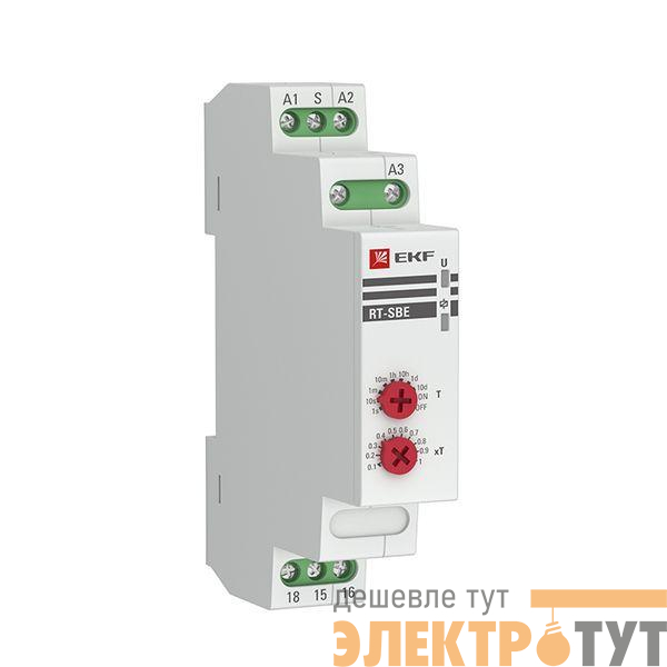 Реле времени RT-SBE задержка выключ. после пропад. сигнал. EKF rt-sbe