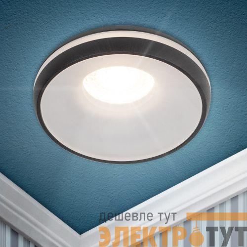 Светильник декоративный DK100 BK MR16 GU5.3 встраив. черн. ЭРА Б0055589