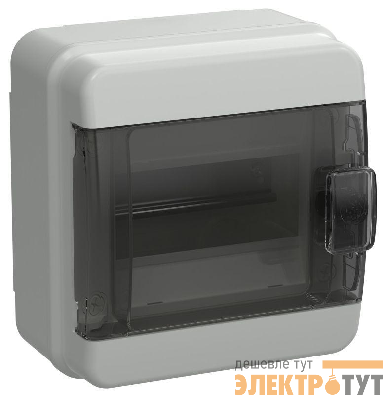 Корпус КМПн-6 TEKFOR IP65 черн. прозр. дверь пластик. IEK TF5-KP72-N-06-65-K03-K02