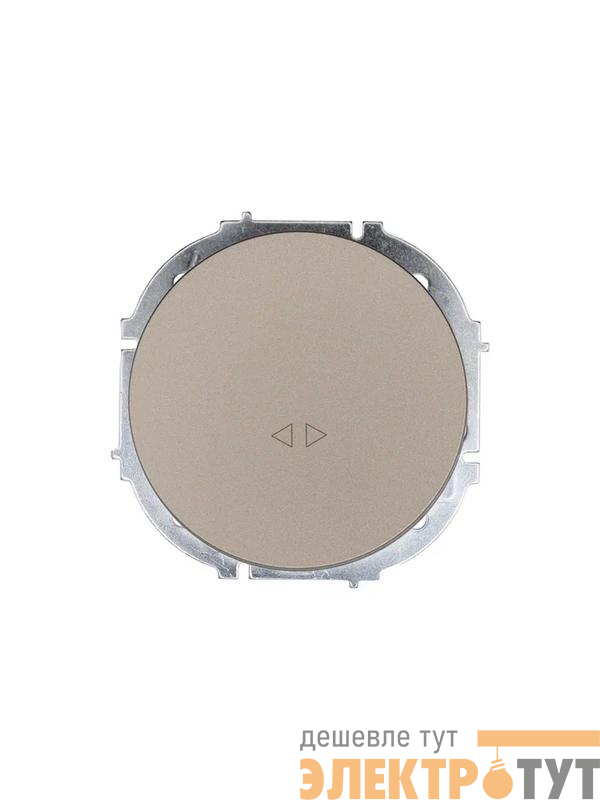 Выключатель промежуточный 1-кл. СП OSEN 10А IP20 механизм титан LEZARD 743-3788-107