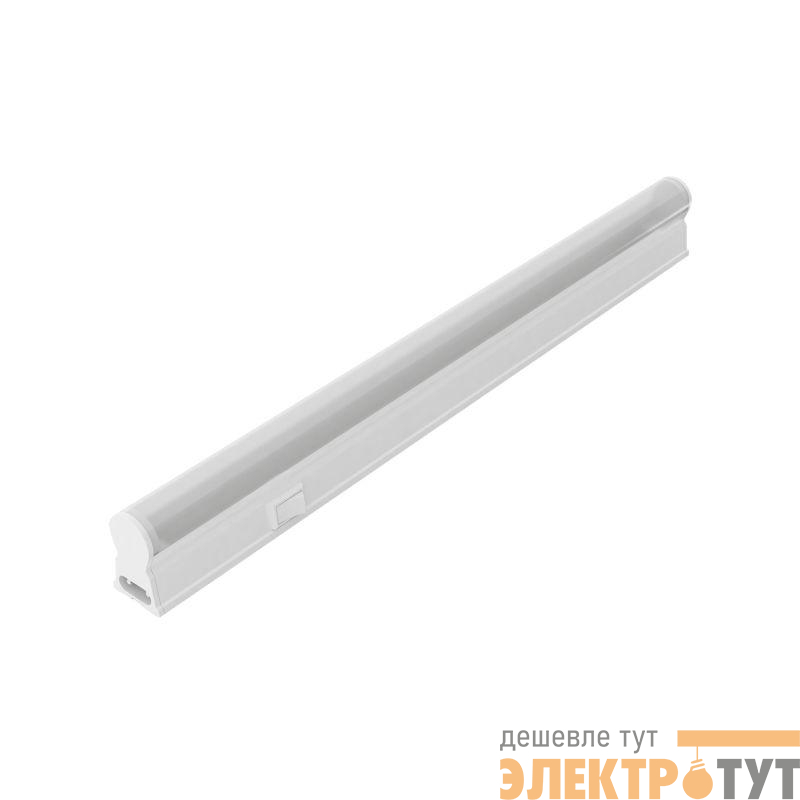 Светильник светодиодный Black 5Вт 4000К IP20 420лм 170-264В 312х22х37мм ДВО линейный накладной бел. GAUSS 130511205