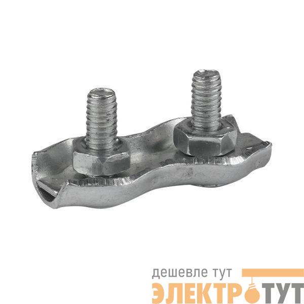 Зажим для троса двойн. Duplex (2мм) EKF zdtd-2