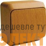 Переключатель проходной 1-кл. ОП Этюд 10А IP20 темн. бук SchE BA10-004T
