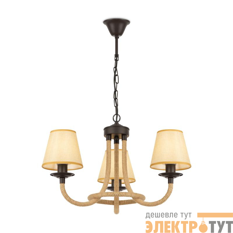 Люстра Corda 60Вт E14х3 IP20 Freya FR4402-PL-03-GB