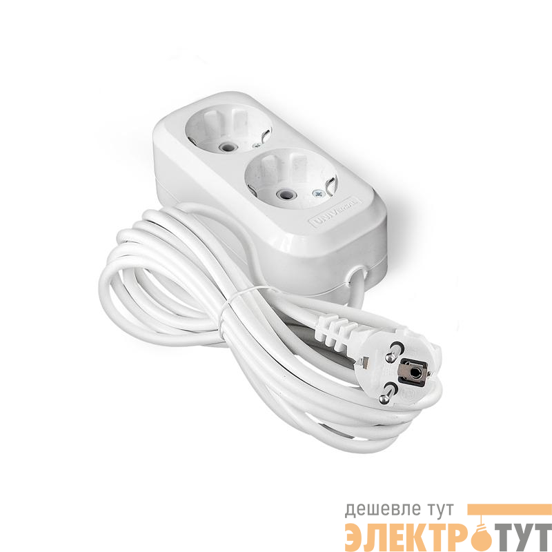 Удлинитель 2х10м с заземл. IP20 Е-302А ПВС 3х1.5 Universal 1721
