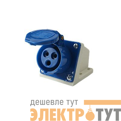 Розетка стационарная ОП PPC 113 16А 3п 2Р+РЕ 220В IP44 Pro JazzWay 5072633