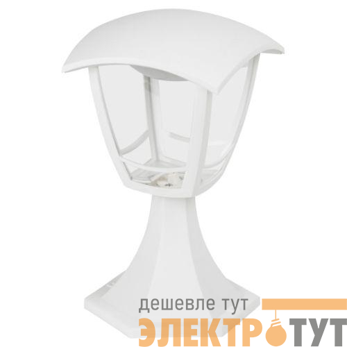 Светильник светодиодный садово-парковый ДТУ 07-8-001 Валенсия 8Вт 3000К IP44 4 гранный напольный бел. Эра Б0064284