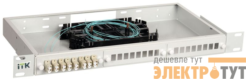 Кросс укомплектованный 1U LC (duplex) 4 порта (OM4) ITK FOBX24-1U-4LCUD04