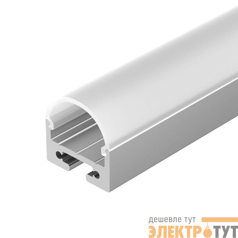 Профиль SL-LINE-2011M-2500 ANOD+OPAL ROUND L2500 с экраном алюм. Arlight 025871