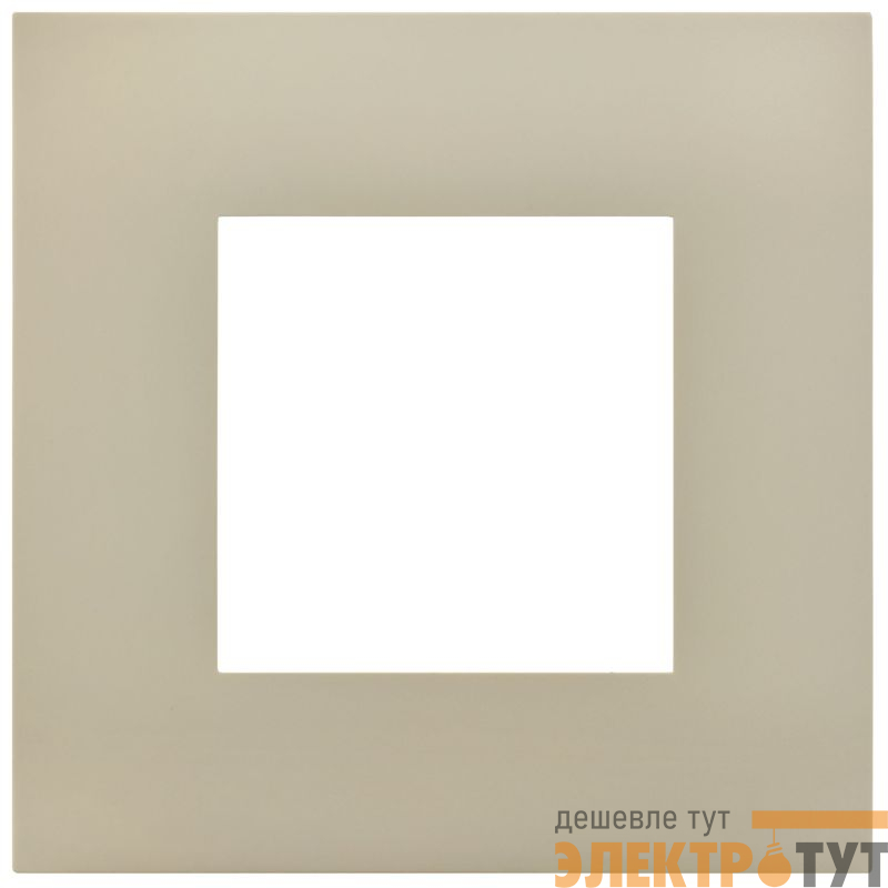 Рамка 1-м SKANDY SK-F01B беж. IEK SK-M12-K10