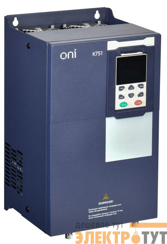 Преобразователь частоты K751 380В 3Ф 22-30кВт 45-60А ONI K751-33-2230TM