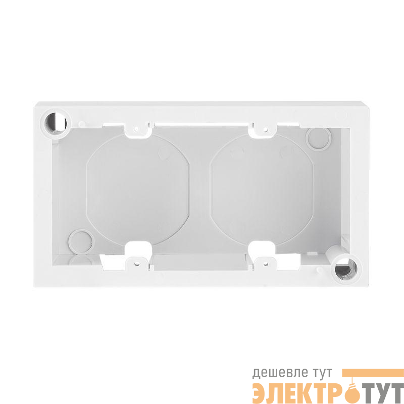Короб накладной для лицевых панелей 80х150 под 4 модуля 45х22.5 Mosaic Rexant 03-0127