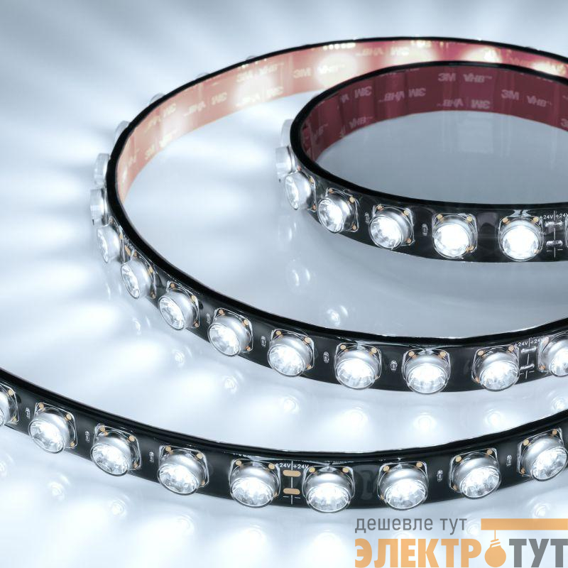 Лента светодиодная FLT-PS-A42-BLACK-23mm 24V White 6000К 21Вт/м IP67 15deg герметичная (уп.5м) Arlight 049299