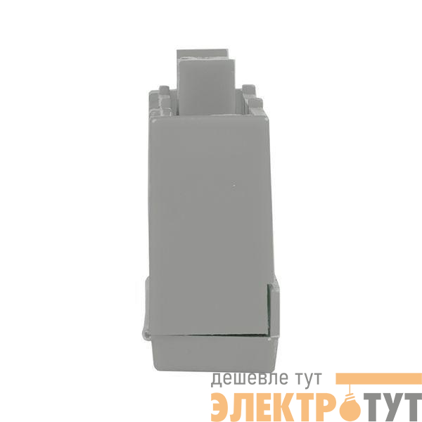 Шина L "фаза" 6х9 10 отвер. латунь сер. изолированный корпус на DIN-рейку PROxima EKF sn0-63-10-is