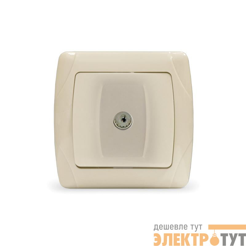 Розетка телевизионная TV 1-м СП Маргарита сл.кость (ivory) UNIVersal М0027-I