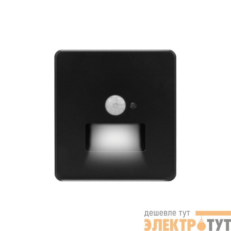 Подсветка ROUND MIELE СП настен. для ног оникс Kranz KR-78-0727-3