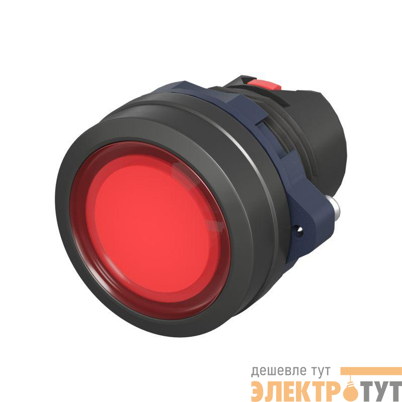 Головка кнопки плоская прозрачная без фиксации красн. DKC M22P-FMLRP