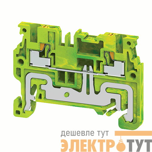 Клемма заземляющая push-in OptiClip CPG-2.5-PE-I-(0.2-2.5)-PEN КЭАЗ 331854