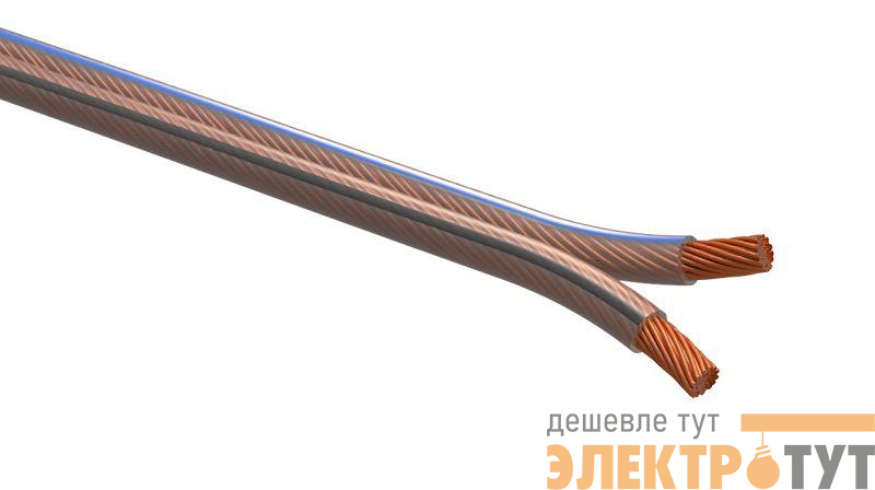 Кабель акустический 2х1.5 прозр. (уп.5м) Эра Б0059300