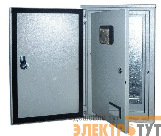 Корпус учетный навесной ЩРУН-3/9 520х310х150 3ф 9мод. IP54 метал. DEKraft 30411DEK