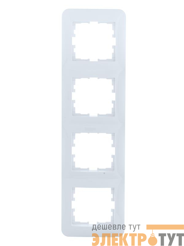 Рамка 4-м ASTI вертикал. бел. LEZARD 7081-0200-154