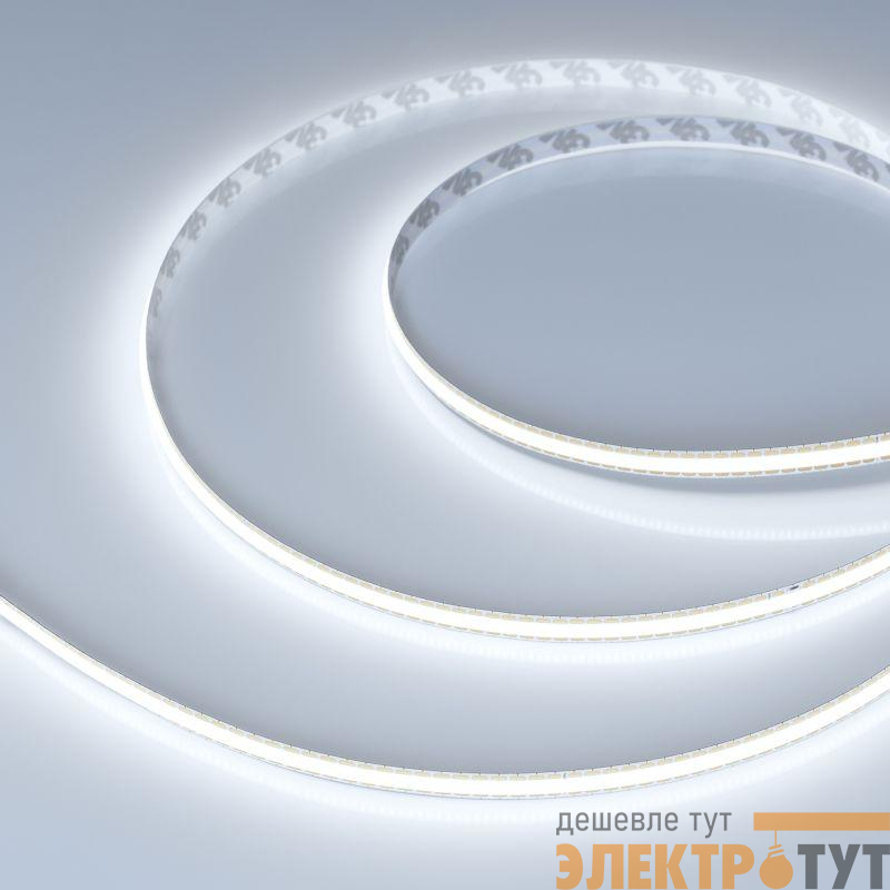 Лента светодиодная COB-X544-8mm 24V White 6000К 11Вт/м IP20 FreeCut свободная резка (уп.5м) Arlight 043412