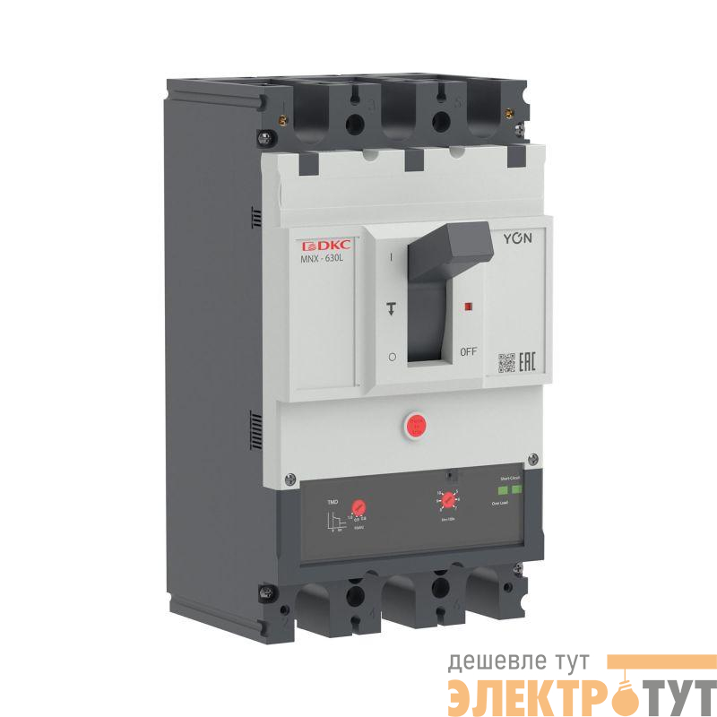 Выключатель автоматический 3P 630А 70кА pro MNX630L при AC415V расцепитель TMD YON MNX630L3PTMD0630