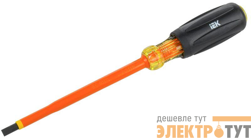 Отвертка диэлектрическая SL6.5х150 Т3 ARMA2L 5 IEK A2L5-SC30-T3-SL-65-150