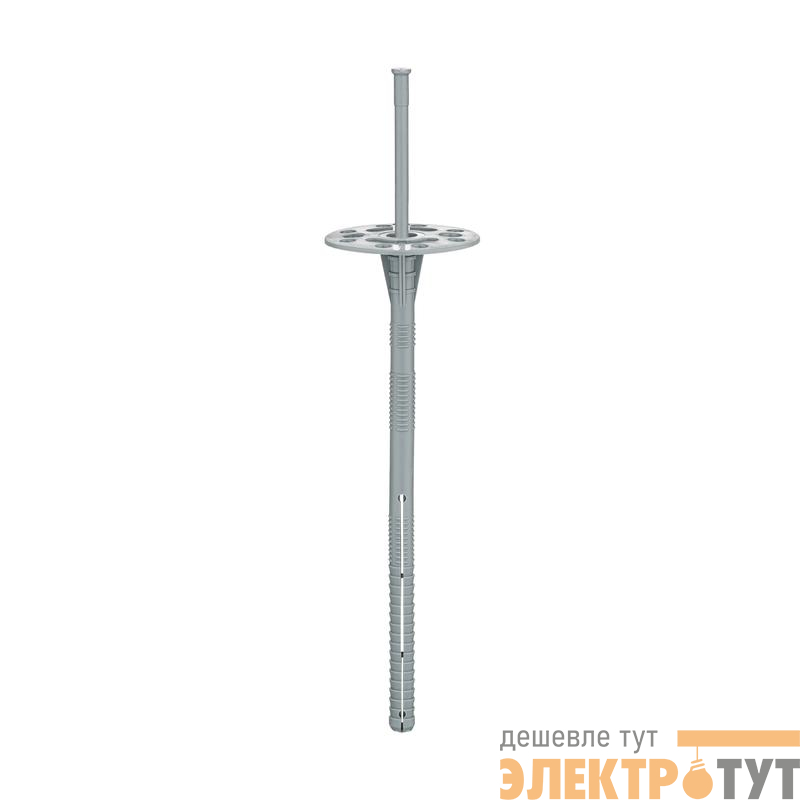 Дюбель для теплоизоляции с пласт. гвоздем 10х200 (уп.40шт) Tech-KREP 138608