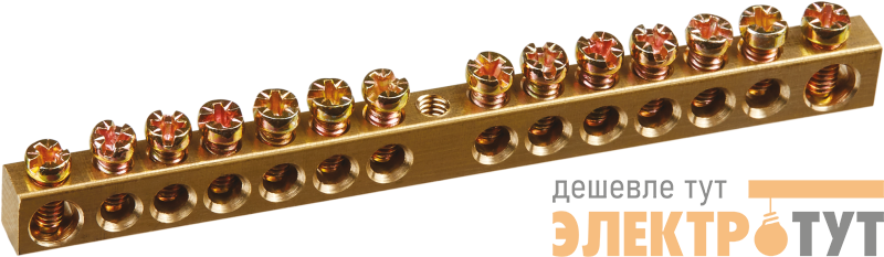Шина нулевая 6х9-14/1 Navigator 71148