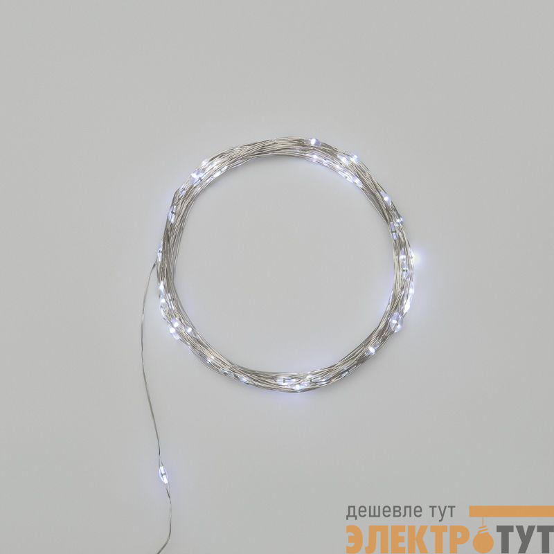 Гирлянда светодиодная "Роса" 10м 100LED бел. IP20 USB Neon-Night 315-975