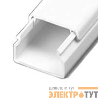 Кабель-канал 25х16 L2000 с двойным замком пластик Урал Пак КК-19025016-084